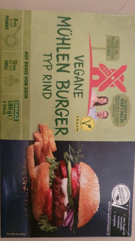 Vegane Mühlen Burger, Typ Rind von Eric Laudel | Hochgeladen von: Eric Laudel