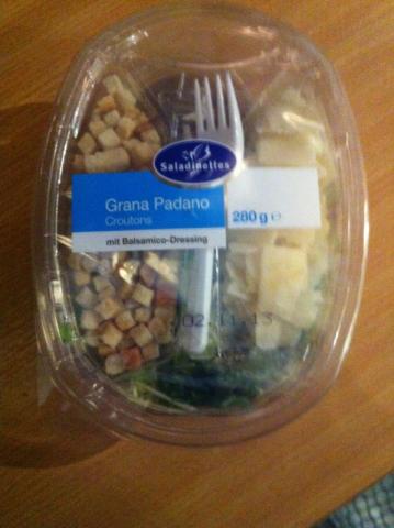 Grana Padano Croutons Salat, mit Balsamico Dressing., frisch | Hochgeladen von: krawalla1
