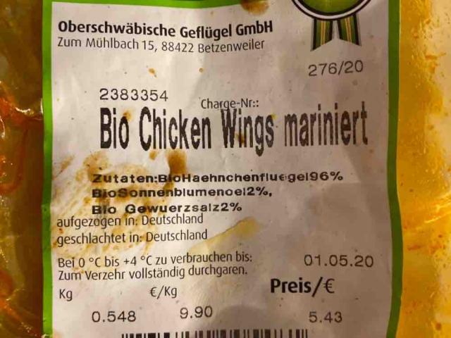 Bio Chicken Wings von Ermin7 | Hochgeladen von: Ermin7