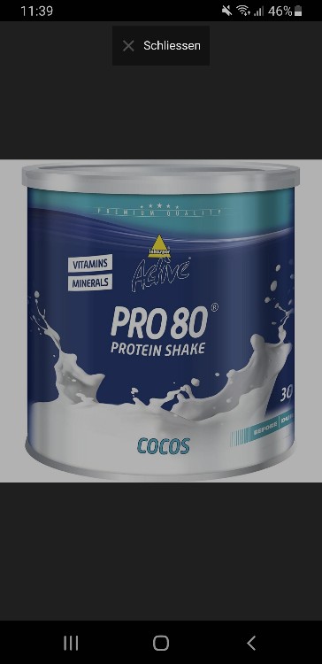 Pro 80 Protein Shake (Kokos) von MikeGm | Hochgeladen von: MikeGm