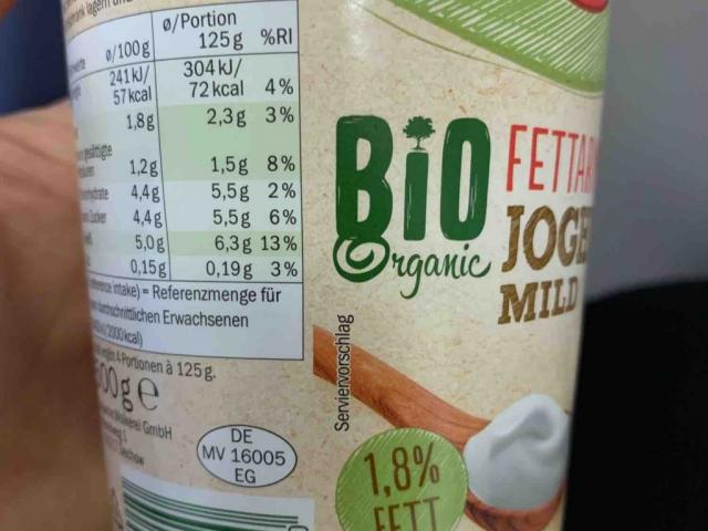 Bio Fettarmer Joghurt , 1,8% Fett von dee1987 | Hochgeladen von: dee1987