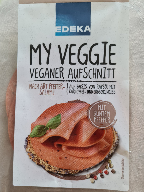 My Veggie Veganer Aufschnitt Pfeffer Salami von nessa0610 | Hochgeladen von: nessa0610