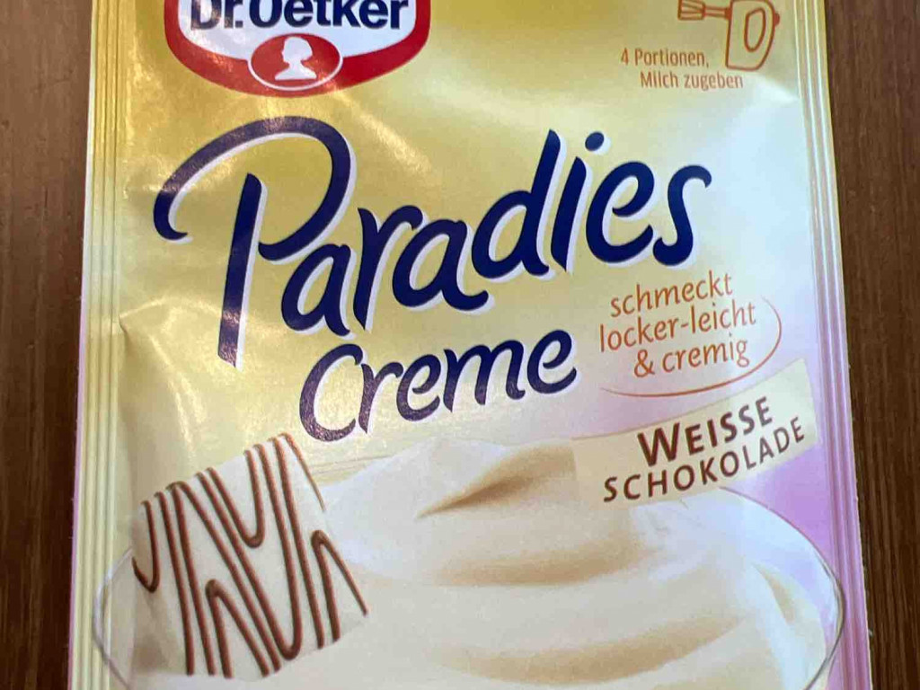 Paradies Creme, Trockenpulver, unzubereitet von itsDeko | Hochgeladen von: itsDeko