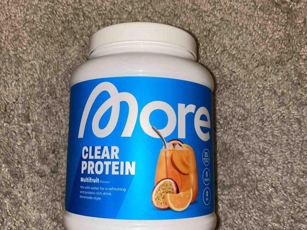 More Clear Protein, Multifruit von fitnessfio | Hochgeladen von: fitnessfio