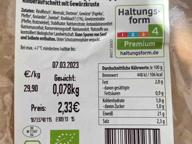 Bio Pastrami, mild gepökelt von HeleneEffpunkt | Hochgeladen von: HeleneEffpunkt