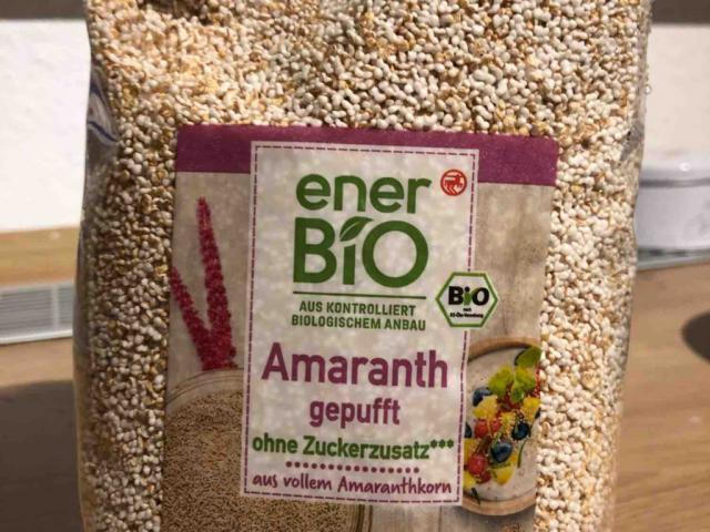 Amaranth Gepufft (Rossmann), ohne Zuckerzusatz von TobiDeppe | Hochgeladen von: TobiDeppe