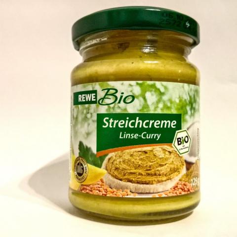 Rewe Bio Streichcreme, Linse-Curry | Hochgeladen von: alienboy007934