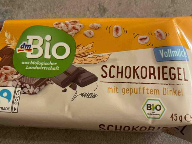 dm   Bio Schokoriegel Dinkel, Vollmilch von evabit93 | Hochgeladen von: evabit93