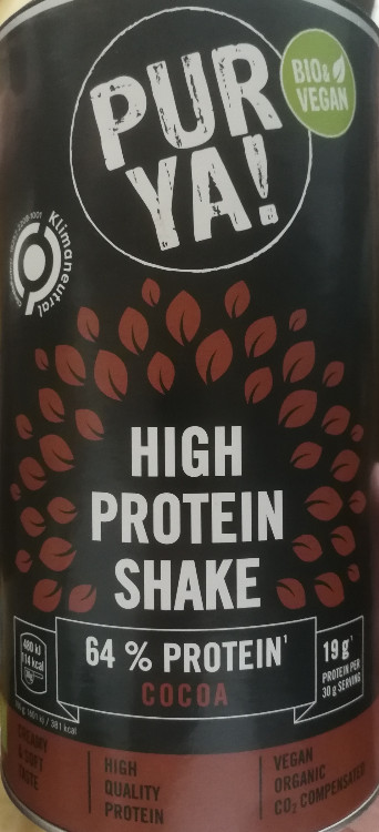 Pur Ya! High Protein Shake, Bio & vegan von Dodo384 | Hochgeladen von: Dodo384