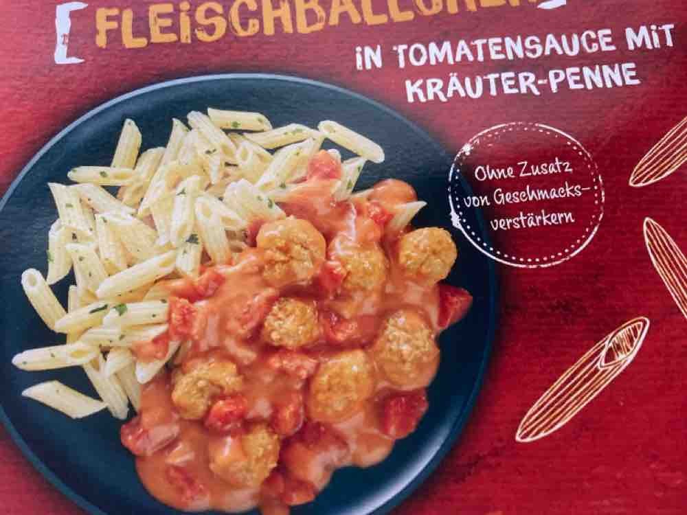 Fleischbällchen in Tomatensoße mit Kräuter Penne von SylkeBueldm | Hochgeladen von: SylkeBueldmoellerweb.de