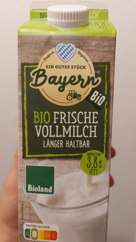 Frische Vollmilch Bio, 3,8% Fett by urmomgay | Hochgeladen von: urmomgay