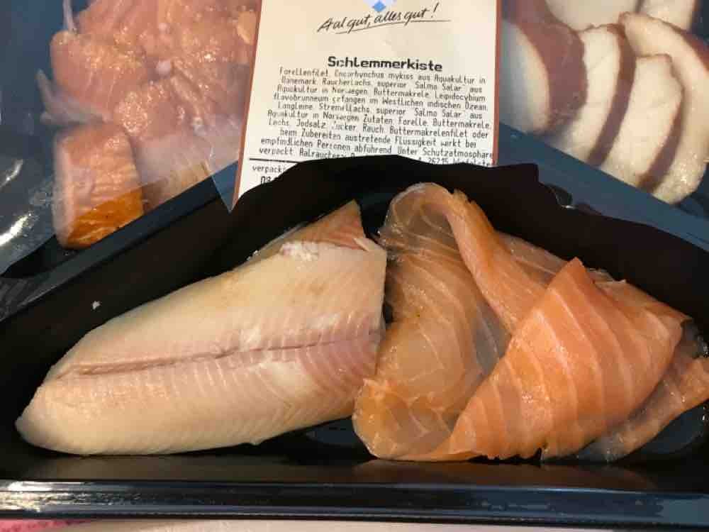 Fisch  Schlemmeplatte, Versuch. Räucherfische von Klonte | Hochgeladen von: Klonte