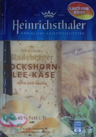 Original Radeberger Bockshorn-Klee-Käse, (mild und nuss | Hochgeladen von: Torsten72