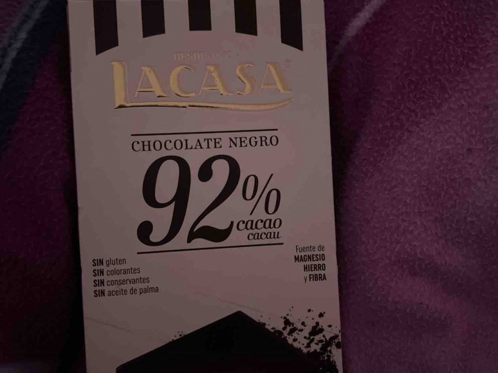 Lacasa chocolate negro 92% von binas | Hochgeladen von: binas