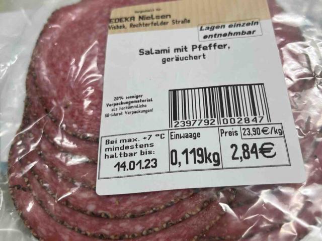 Salami mit Pfeffer, geräuchert von ZeWaldo | Hochgeladen von: ZeWaldo