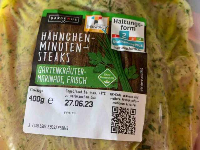 Hühnchen Minutensteaks, Gartenkräuter Marinade von mad34503 | Hochgeladen von: mad34503