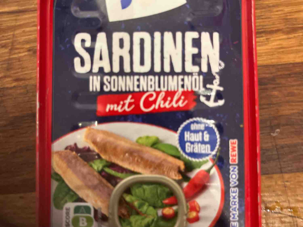 Sardinen, in Sonnenblumenöl mit Chili by nicolebte | Hochgeladen von: nicolebte