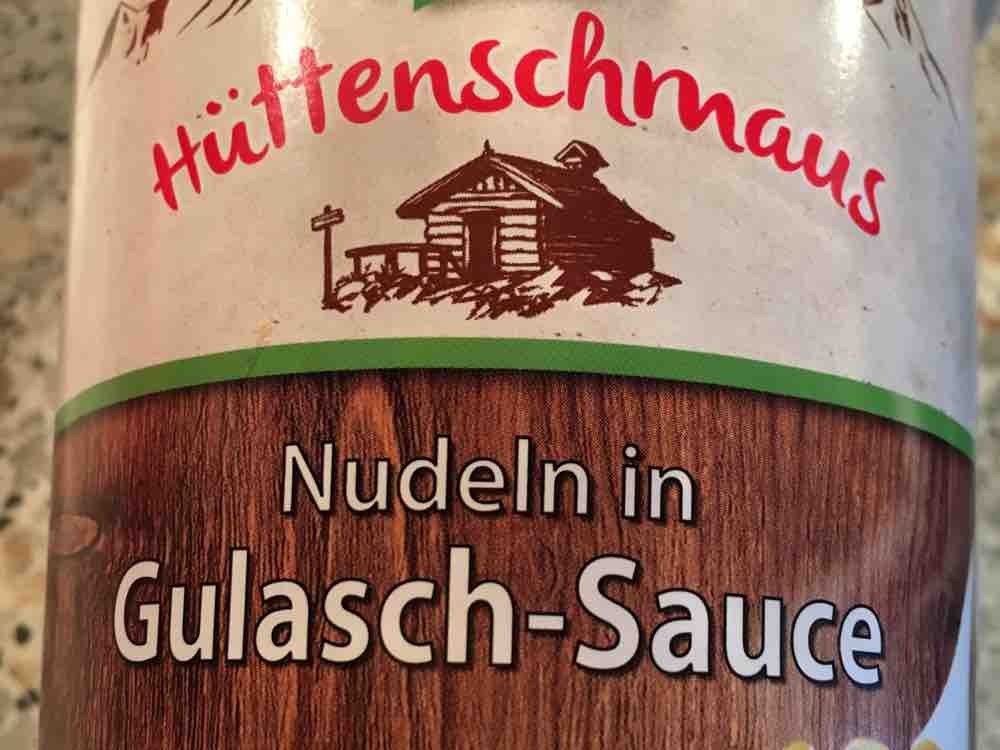 Hüttenschmaus Nudeln in Gulasch-Sauce von BeeDee | Hochgeladen von: BeeDee