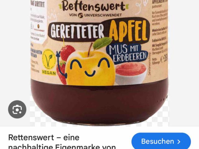 Geretterer Apfel, Mus mit Erdbeeren von leonieksb | Hochgeladen von: leonieksb