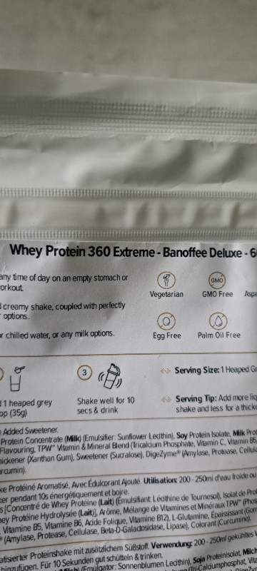 whey protein 360 extreme, banoffee deluxe von dieterhassler | Hochgeladen von: dieterhassler