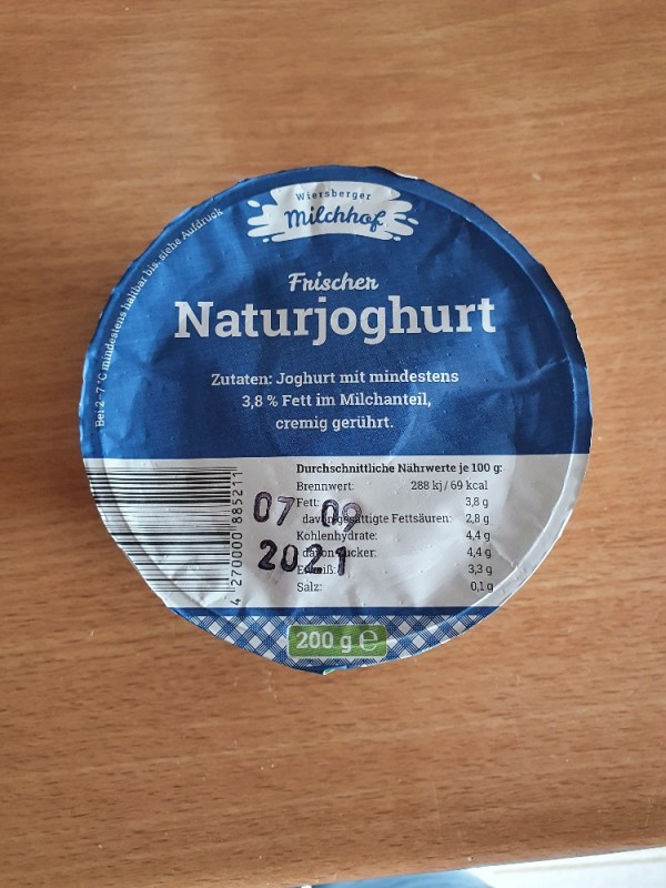 Naturjoghurt, 3,8 % Fett von Mona1978 | Hochgeladen von: Mona1978