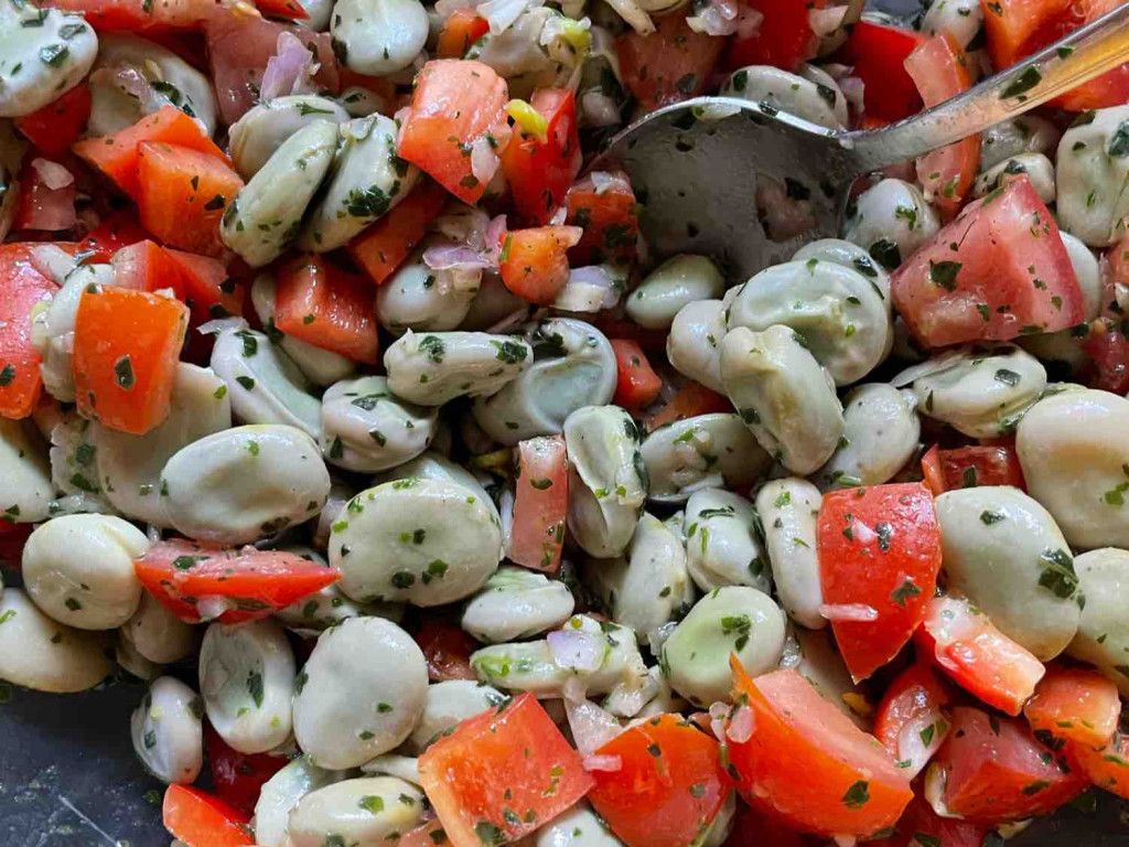 dicke Bohnen Salat, Mit Tomaten und Paprika von sarahtimm | Hochgeladen von: sarahtimm