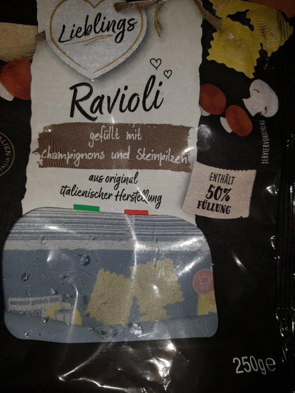 Ravioli- Lieblings-, gefüllt mit Champignons und Steinpilzen von | Hochgeladen von: andrea18031970