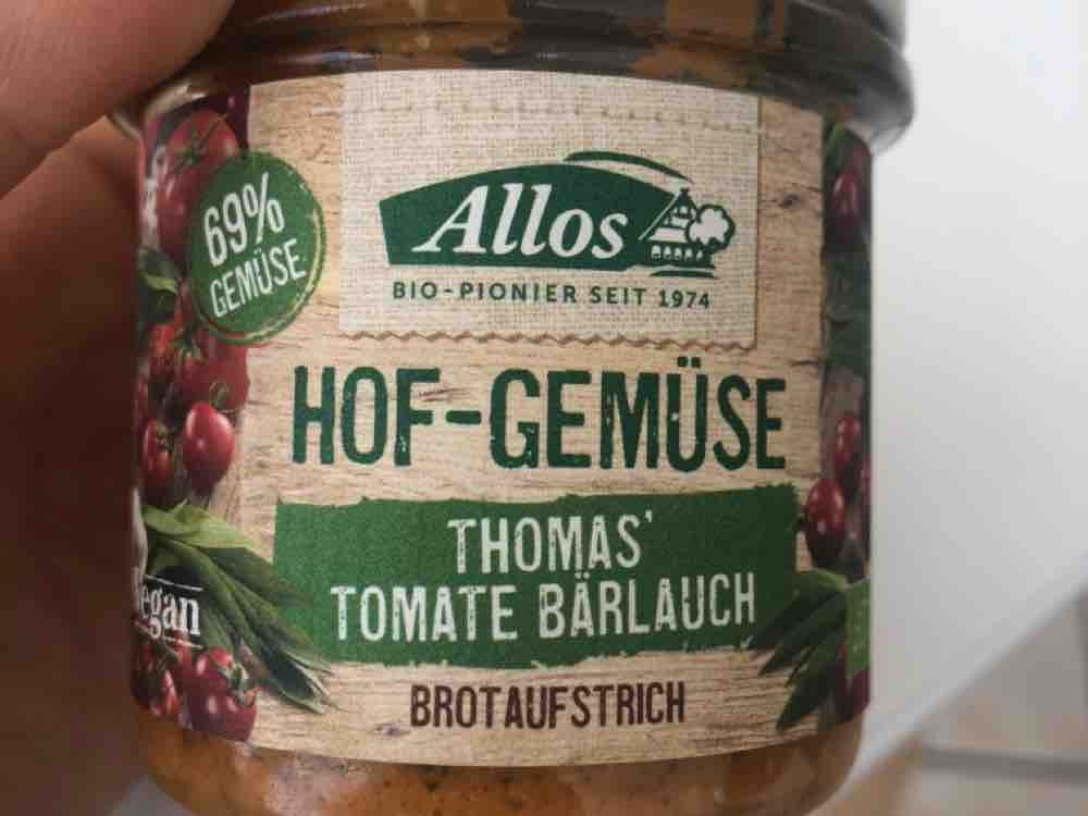 Hof -Gemüse Thomas Tomate Bärlauch, Brotaufstrich von kyramo | Hochgeladen von: kyramo