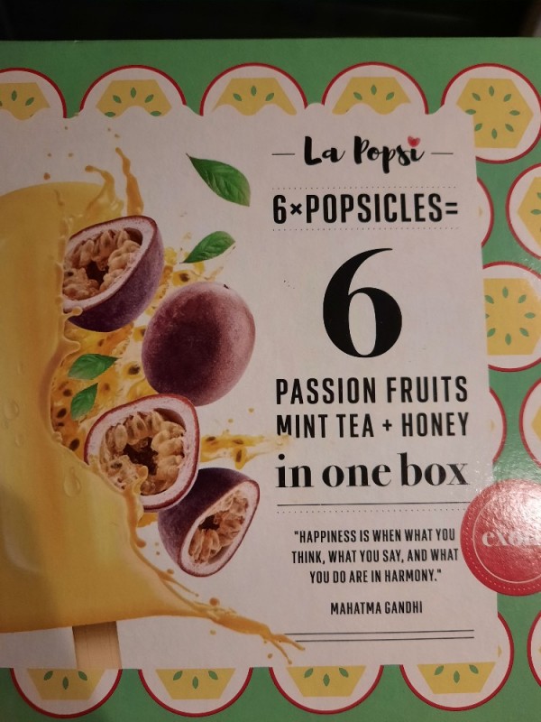 La Popsi Passion Fruits Mint Tea + Honey von Mrs. Min | Hochgeladen von: Mrs. Min
