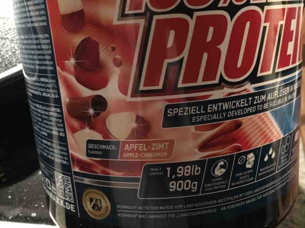 100% Whey Protein, Apfel-Zimt von Esszimmer | Hochgeladen von: Esszimmer