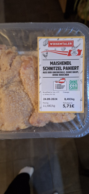 Maishendl Schnitzel paniert von leni3316 | Hochgeladen von: leni3316