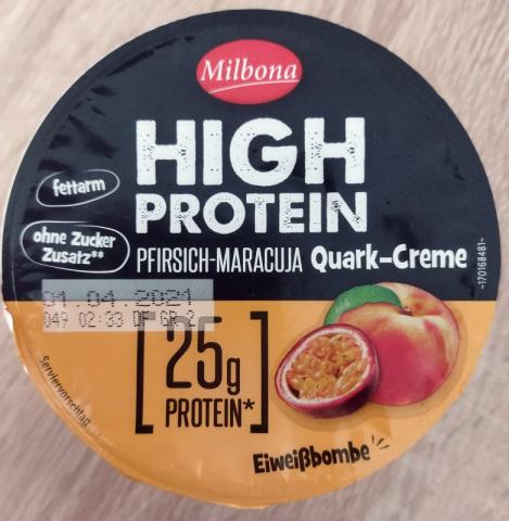 High Protein Quark-Creme, Pfirsich-Maracuja | Uploaded by: xmellixx