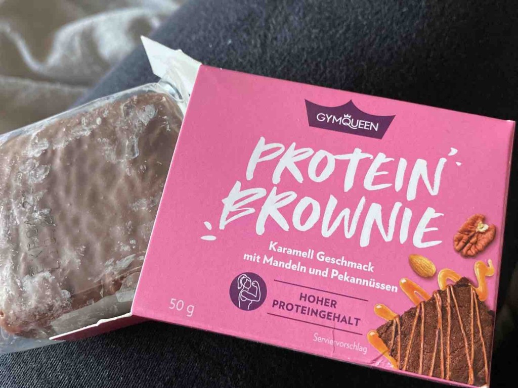 Protein Brownie, Karamell mit Mandeln und Pekannüssen von janain | Hochgeladen von: janaina1601571