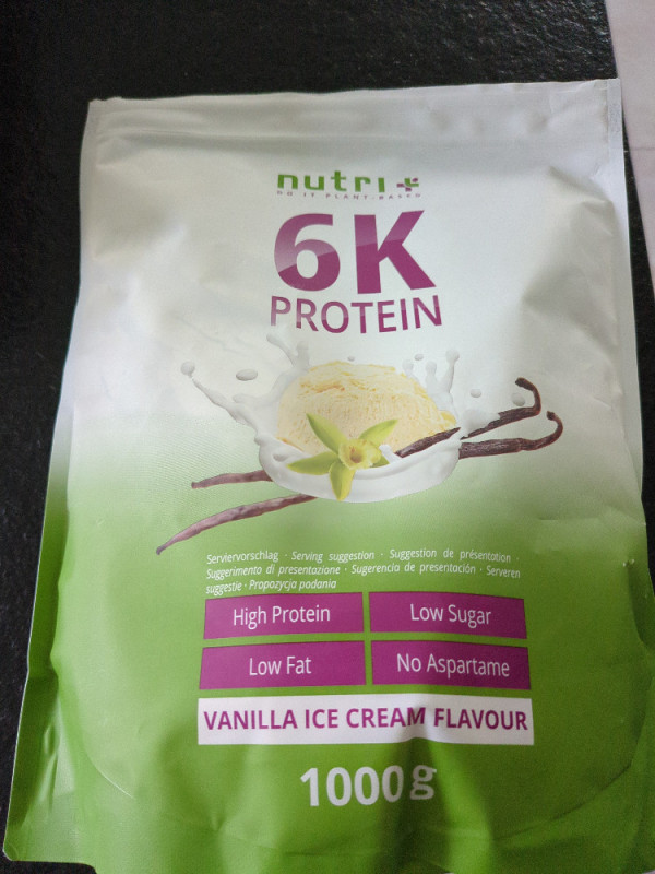 nutri+ 6K Protein, Vanilla Ice Cream Flavour von BinDerKleineMan | Hochgeladen von: BinDerKleineMann@gmx.de