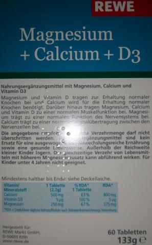 Magnesium + Calcium + D3 | Hochgeladen von: zzzDerDicke