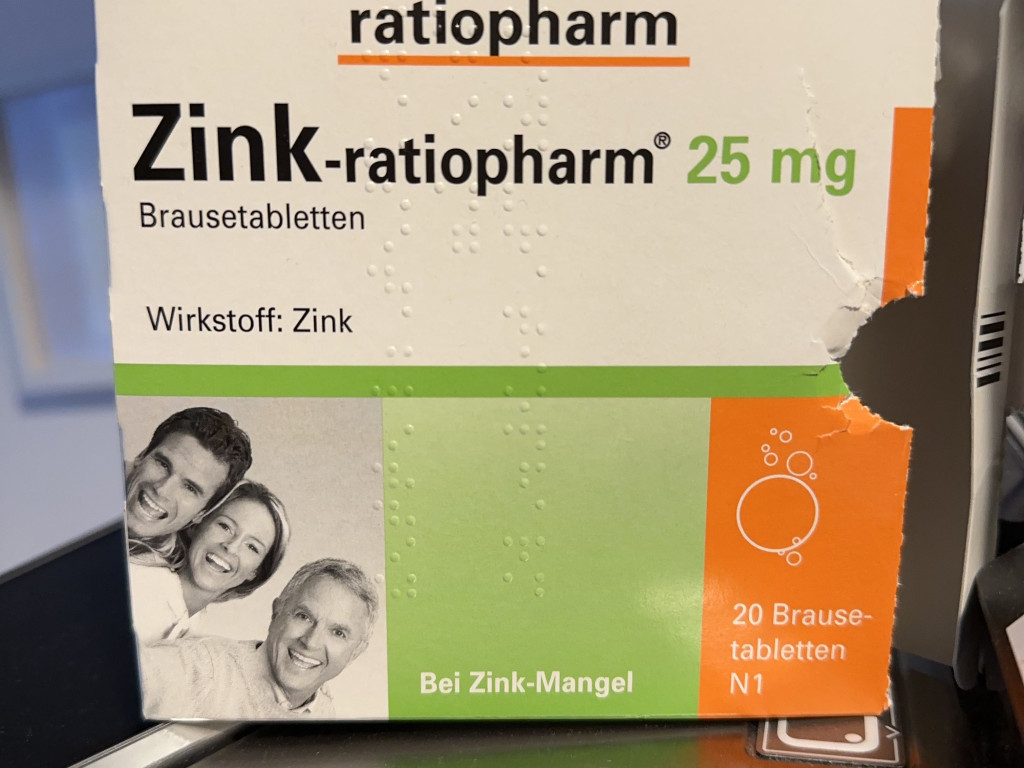 Zink-Ratiopharm, 25mg von Datendieter | Hochgeladen von: Datendieter Zink-Ratiopharm, 25mg von Datendieter | Hochgeladen von: Datendieter