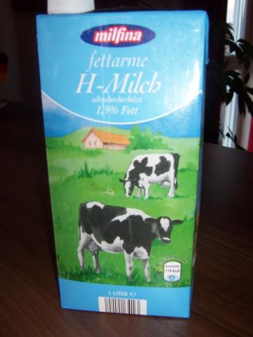 Milfina frische fettarme Milch, 1,5 % | Hochgeladen von: Nudelpeterle