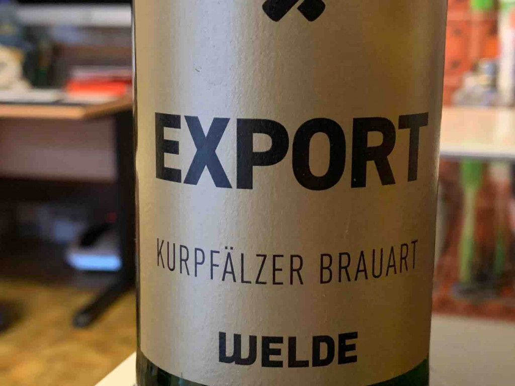 Welde Export Bier, 5,6% Alkohol von kafitness19 | Hochgeladen von: kafitness19
