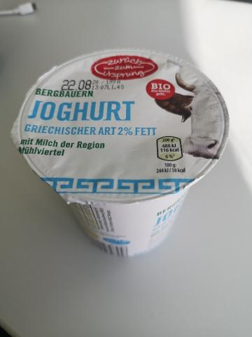 Bergbauern Joghurt, Griechischer Art 2% Fett von Cindriella | Hochgeladen von: Cindriella