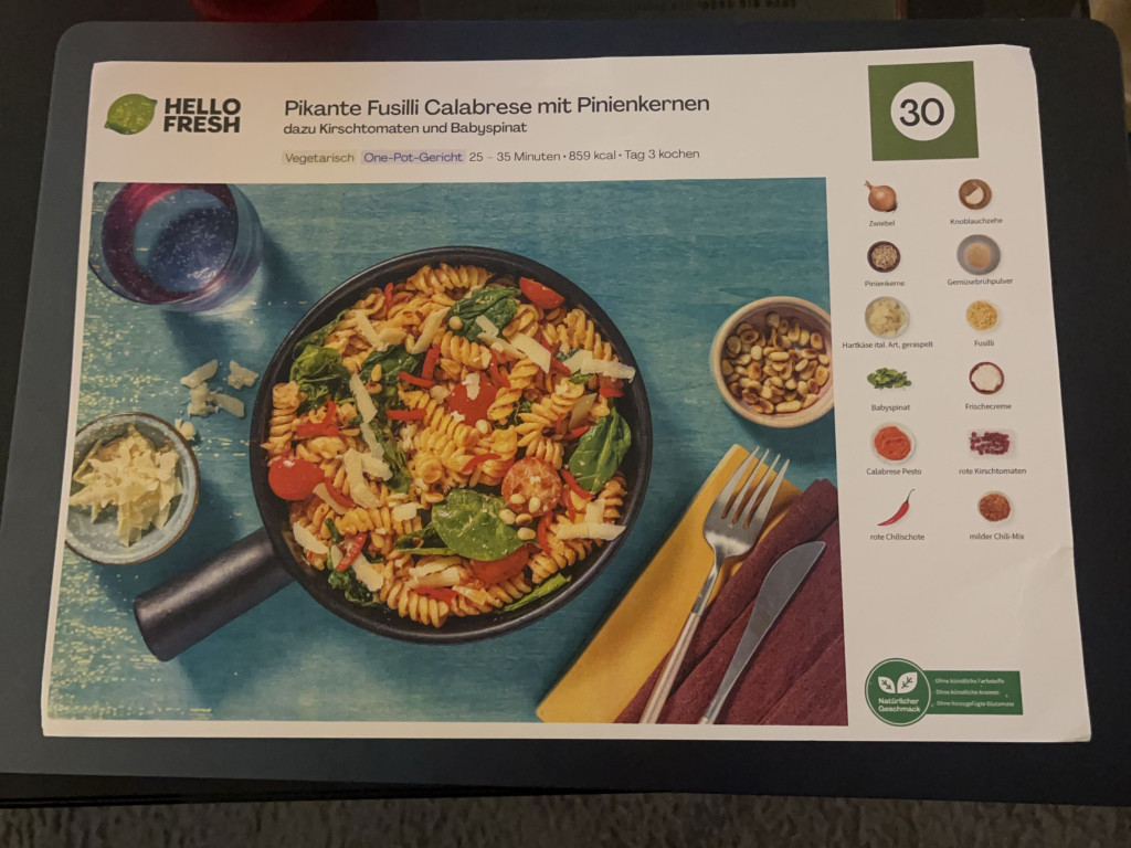 Pikante Fusilli Calabrese mit Pinienkernen, Hello Fresh von Patr | Hochgeladen von: Patrick1708 Pikante Fusilli Calabrese mit Pinienkernen, Hello Fresh von Patr | Hochgeladen von: Patrick1708