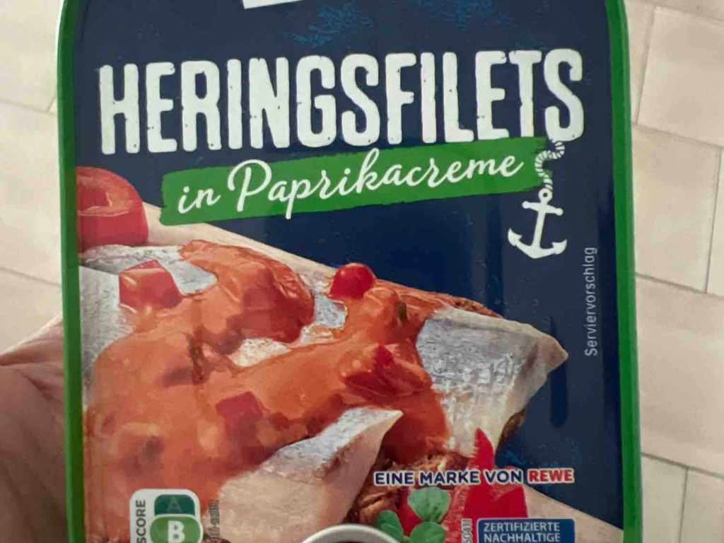 Heringsfilet (in Paprikacreme) by PiaBauer | Hochgeladen von: PiaBauer