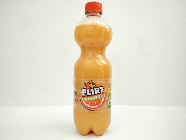 FLIRT - Orange: Orangenlimonade mit 3% Fruchtgehalt (ALDI) | Hochgeladen von: micha66/Akens-Flaschenking