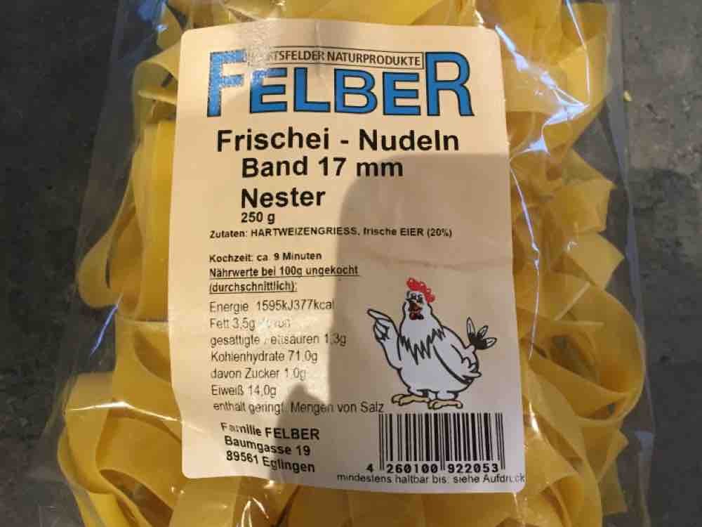 Felber Frischei Nudeln, Band 17mm von Anna264 | Hochgeladen von: Anna264