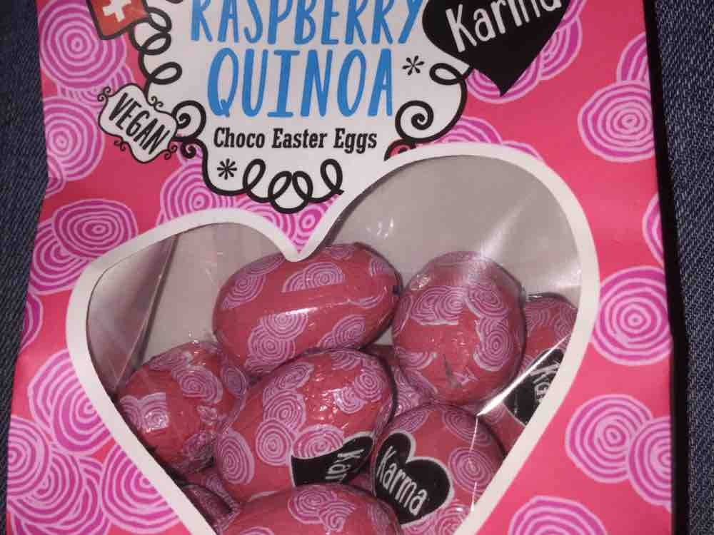 Karma Dark Raspberry Quinoa Vegan Ostereili Choco Easter Eggs, O | Hochgeladen von: Sportmuffel64