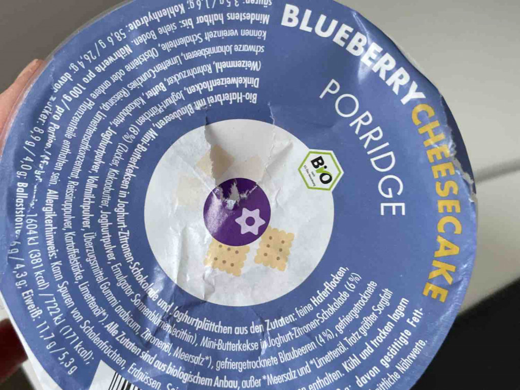 Blueberry Cheesecake Porridge von BabsM | Hochgeladen von: BabsM