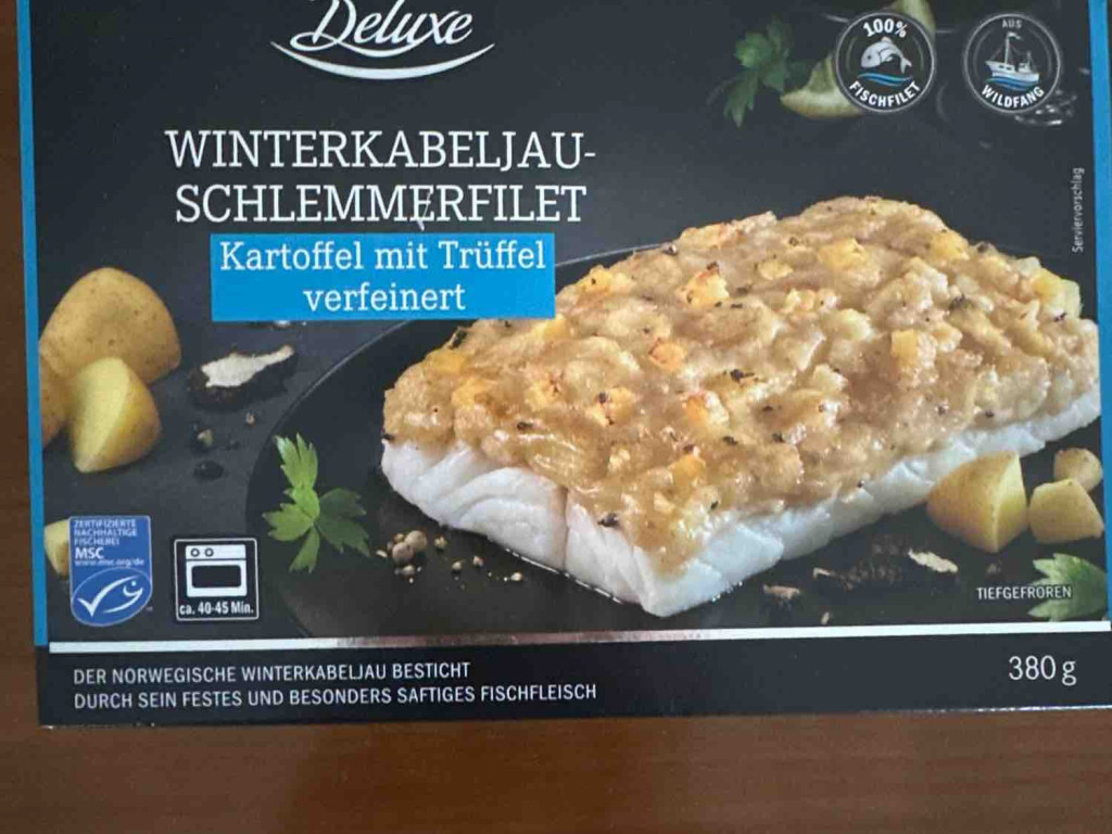 Winterkabeljau Schlemmerfilet, Kartoffel mit Trüffel verfeinert  | Hochgeladen von: MvBL