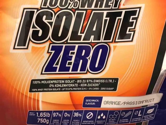Isolate Zero 100% Whey, Orange-Maracuja von MikeF1978 | Hochgeladen von: MikeF1978
