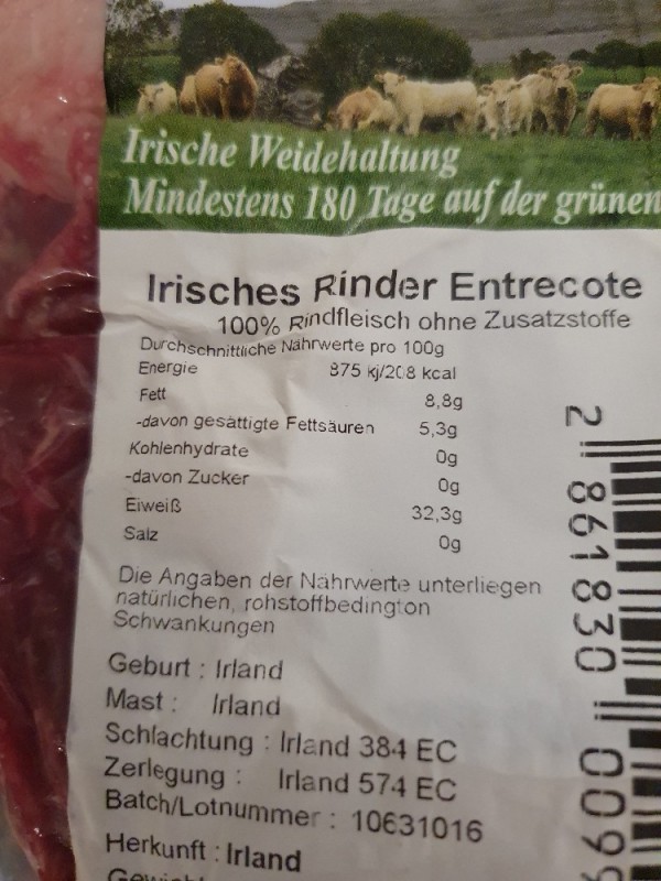 Irisches Rinder Entrecote, Irische Weidehaltung von Olli1967 | Hochgeladen von: Olli1967