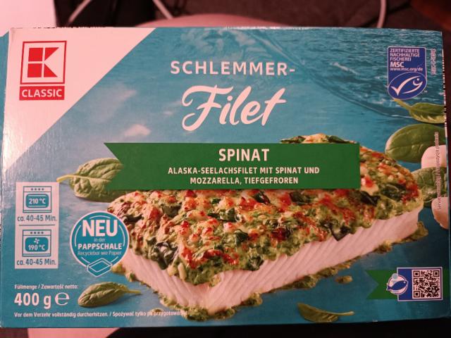 Schlemmer-Filet, Alaska Seelachs mit Spinat und Mozzarella by su | Uploaded by: sunnyrdtzk