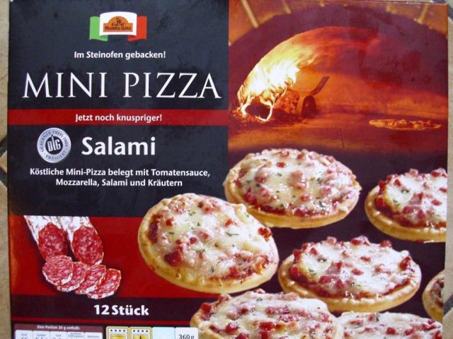 Mini-Pizza, Salami | Hochgeladen von: Pummelfee71